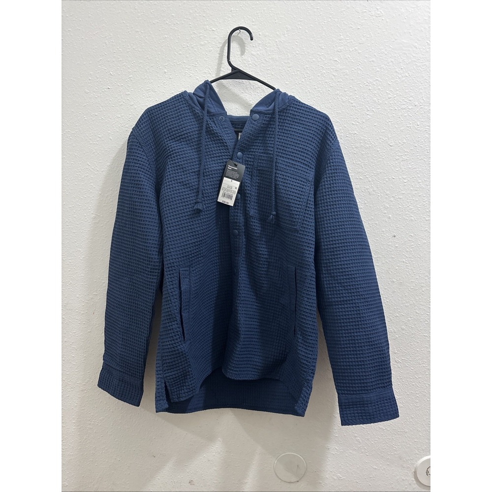 Waffle Blue Navy Men Jacket Original Use Medium